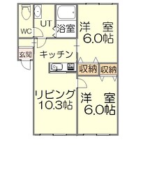 ラポート西宮の沢の物件間取画像